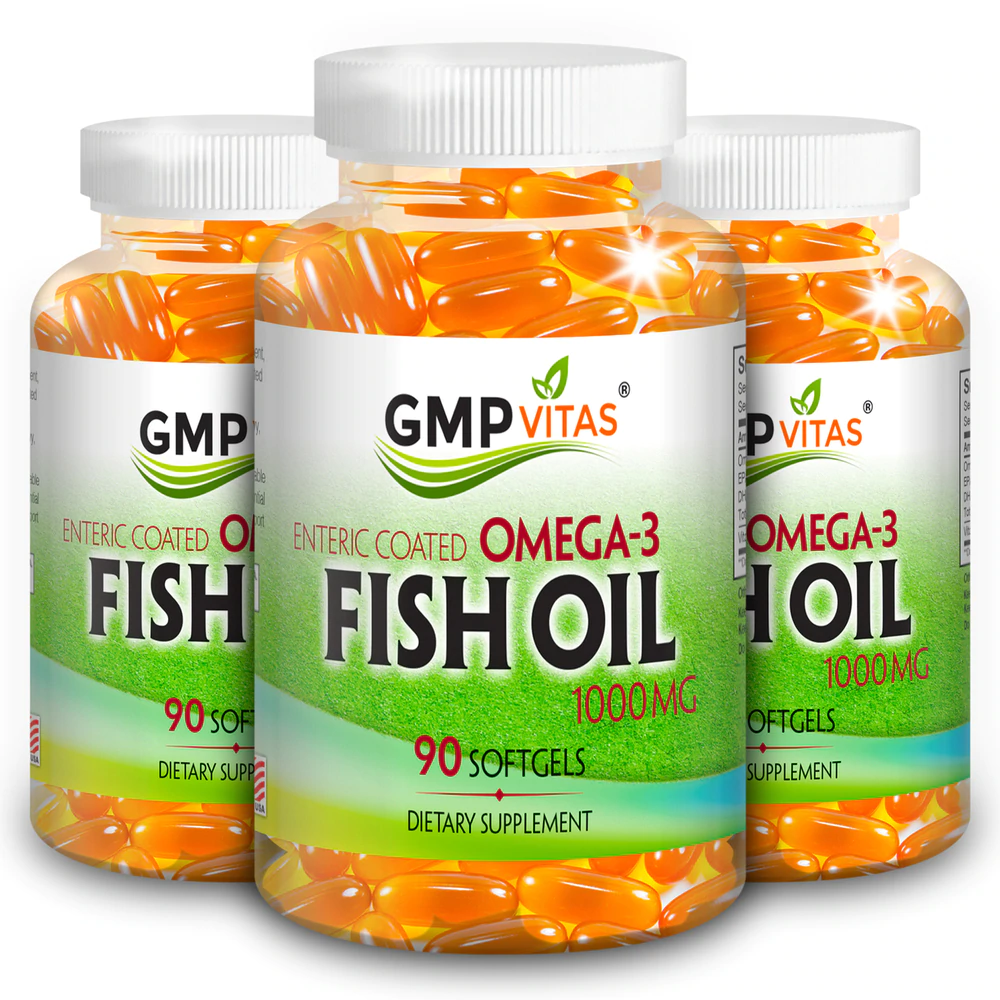 加強高濃度深海魚油 Omega-3(1000毫克)X3瓶裝